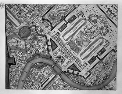 Mapa del Campo de Marte de Robert Adam